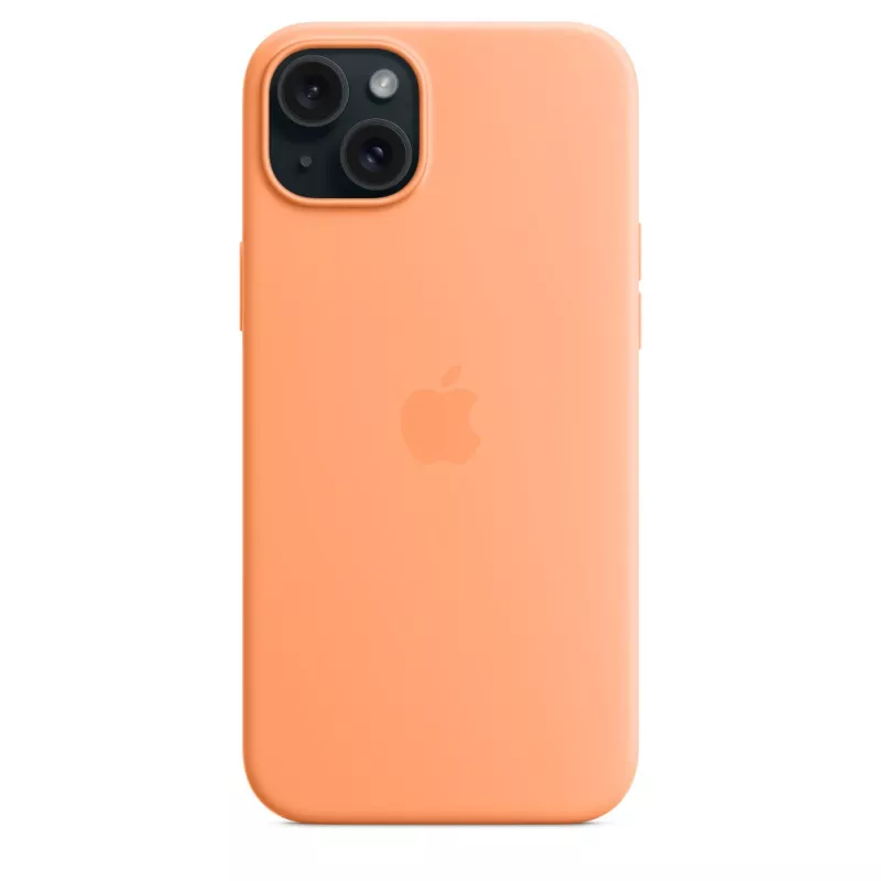 APPLE Silikoninis dėklas su MagSafe iPhone 15 Plus Sorbet Orange