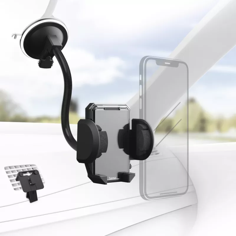 Automobilinis laikiklis telefonui Hama Multi 00201521 juodas