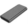 GEMBIRD EE2280-U3C-03 išorinė M.2 NVMe/SATA SSD dėžutė, USB 3.1 Gen 2 (10 Gbit/s), USB Type-C, RGB, aliumininė
