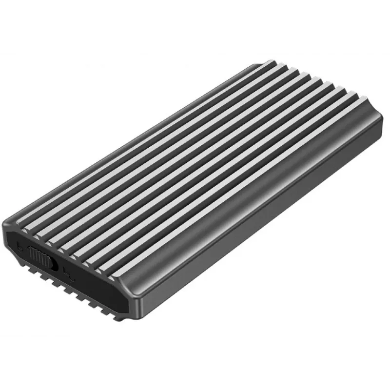 GEMBIRD EE2280-U3C-03 išorinė M.2 NVMe/SATA SSD dėžutė, USB 3.1 Gen 2 (10 Gbit/s), USB Type-C, RGB, aliumininė