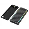 GEMBIRD EE2280-U3C-03 išorinė M.2 NVMe/SATA SSD dėžutė, USB 3.1 Gen 2 (10 Gbit/s), USB Type-C, RGB, aliumininė