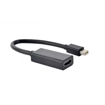 Mini DisplayPort į HDMI laidas Gembird A-MDPM-HDMIF4K-01 0,15 m, 4K, juodas
