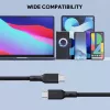 USB-C laidas AUKEY CB-KCC102 1,8 m USB-C juodas 0,48 Gbit/s