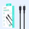 USB-C laidas AUKEY CB-KCC102 1,8 m USB-C juodas 0,48 Gbit/s