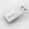 QOLTEC Įkroviklis 50763 — Vidinis AC Greitasis Įkroviklis 35 W, USB-C PD 3.0 + USB-A, 5–20 V, Baltas