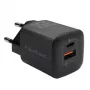 Kroviklis QOLTEC 50764 vidinis AC greitas kroviklis USB-C 35W PD 3.0 + USB-A, 5–20V, C tipo eurokištukas