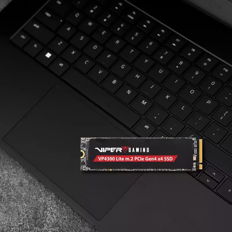 M.2 2280 NVMe SSD PATRIOT VP4300 Lite 4 TB, PCIe 4.0 x4, Skaitymas 7400 MB/s, Rašymas 6000 MB/s, NVMe 2.0