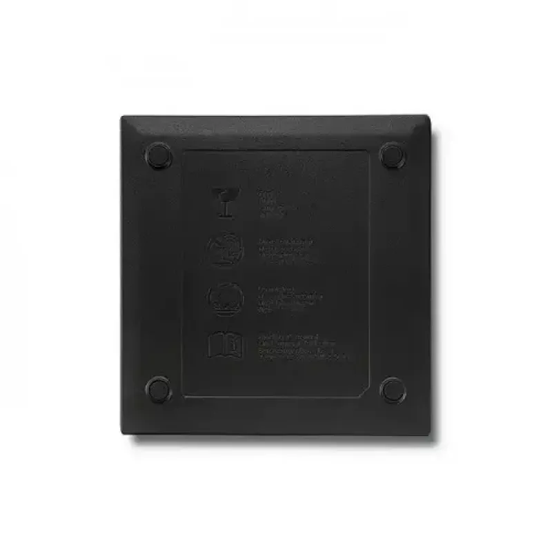 Išorinis DVD-RW optinis įrenginys Qoltec 51858, USB 2.0 & eSATA, dėklo įkėlimas, juodas, 24x CD / 8x DVD