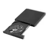 Išorinis DVD-RW optinis įrenginys Qoltec 51858, USB 2.0 & eSATA, dėklo įkėlimas, juodas, 24x CD / 8x DVD