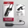 Išorinis tinklo adapteris Axagon ADE-AR USB-A 3.2 Gen 1 – Gigabit Ethernet, Realtek RTL8153