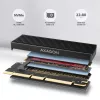 Axagon PCEM2-XS PCIe x16 adapteris M.2 NVMe M-key lizdui su pasyviu aliumininiu radiatoriumi