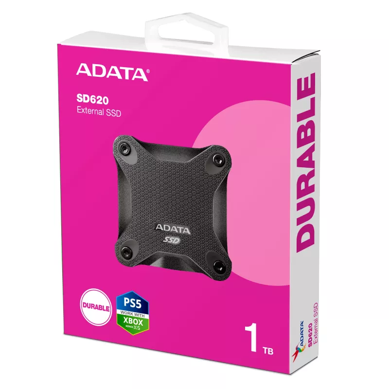 ADATA SD620 1 TB Micro-USB B 3.2 Gen 2 (3.1 Gen 2) Juodas