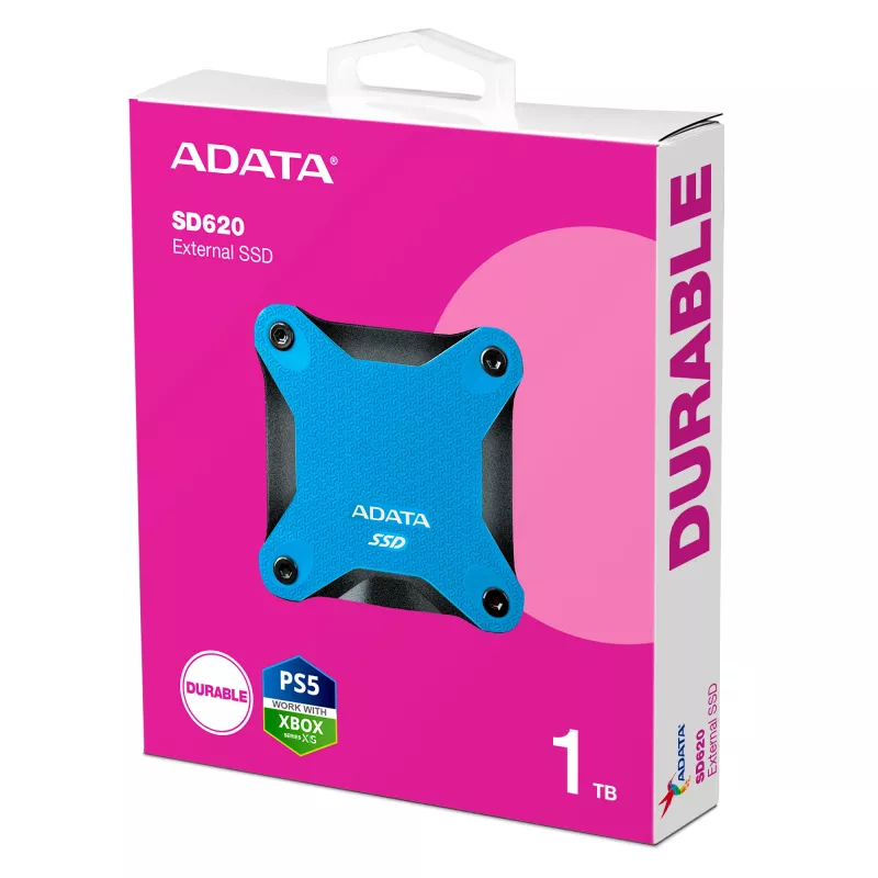 ADATA SD620 1 TB mėlynas išorinis SSD su Micro-USB B 3.2 Gen 2 (3.1 Gen 2)