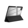 Dėklas Folio Crong CRG-PRF-IPD11-BLK, skaidrus, skirtas iPad Pro 11 2022/2021