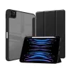Dėklas Folio Crong CRG-PRF-IPD11-BLK, skaidrus, skirtas iPad Pro 11 2022/2021