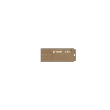 USB atmintukas GOODRAM UME3 64 GB, USB Type-A 3.2 Gen 1, skaitymas 60 MB/s, rašymas 20 MB/s, rudas