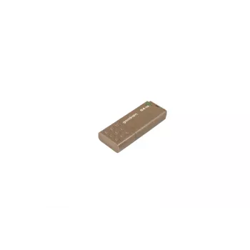 USB atmintukas GOODRAM UME3 64 GB, USB Type-A 3.2 Gen 1, skaitymas 60 MB/s, rašymas 20 MB/s, rudas