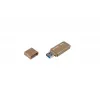 USB atmintukas GOODRAM UME3 64 GB, USB Type-A 3.2 Gen 1, skaitymas 60 MB/s, rašymas 20 MB/s, rudas