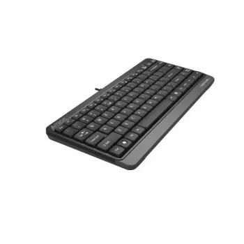 Laidinė USB klaviatūra A4Tech FStyler FK11 – kompaktiškas standartinis išdėstymas, anglų kalba, 12 karštųjų klavišų, riešo atrama, 1,5 m laidas