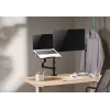 Gembird MA-DA-04 reguliuojamas monitoriaus laikiklis su nešiojamojo kompiuterio stovu, 17–32 col.