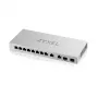 Zyxel XGS1010-12-ZZ0102F nevaldomas tinklo jungiklis Gigabit Ethernet (10/100/1000) pilka