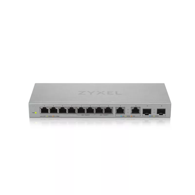 Zyxel XGS1010-12-ZZ0102F nevaldomas tinklo jungiklis Gigabit Ethernet (10/100/1000) pilka