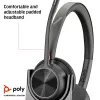 HP Poly Voyager 4320 UC stereo USB-A ausinės + BT700 USB-A adapteris + įkrovimo stovas