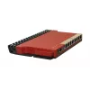 Laidinis maršrutizatorius MikroTik L009UiGS-RM — 8x RJ-45, 2.5 Gigabit Ethernet, 1x SFP, 1x USB, 800 MHz CPU, 512 MB RAM, raudonas