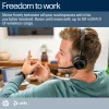 HP Poly Voyager 4320 belaidė ausinė su Microsoft Teams sertifikatu, BT700 adapteriu ir įkrovimo stotele