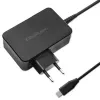 Qoltec 52388 GaN Power PRO 100 W USB-C PD sieninis greitasis įkroviklis 20 V 5 A juodas