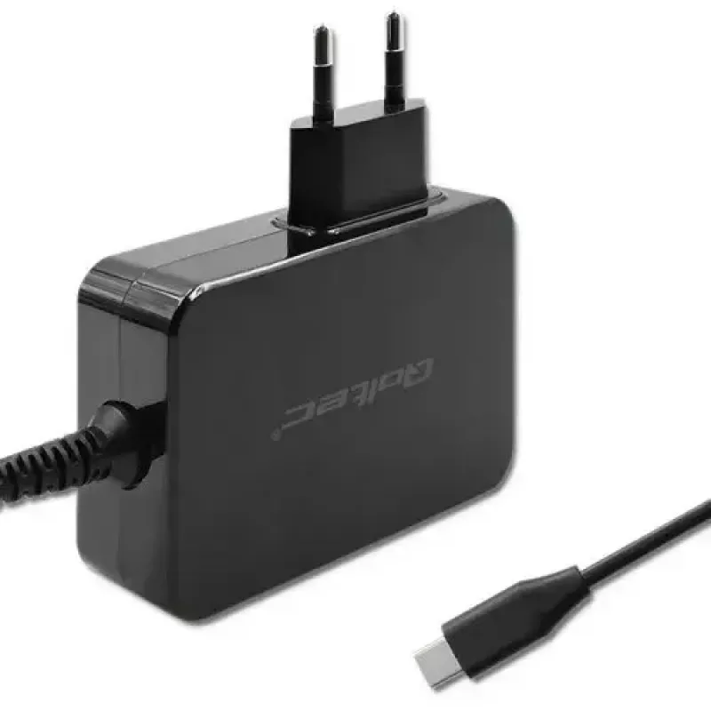 Qoltec 52388 GaN Power PRO 100 W USB-C PD sieninis greitasis įkroviklis 20 V 5 A juodas