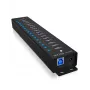 ICY BOX 17 prievadų USB 3.2 Gen 1 koncentratorius, 5 Gbit/s, juodas