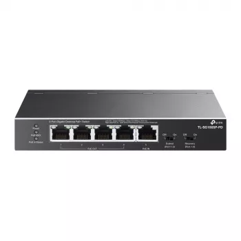 TP-Link TL-SG1005P-PD tinklo jungiklis Gigabit Ethernet (10/100/1000) „Power over Ethernet“ (PoE) juodas