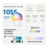 TP-Link Tapo L535E išmanioji lemputė, daugiaspalvė, Matter, 1055 liumenų, Wi-Fi/Bluetooth, balta, LED