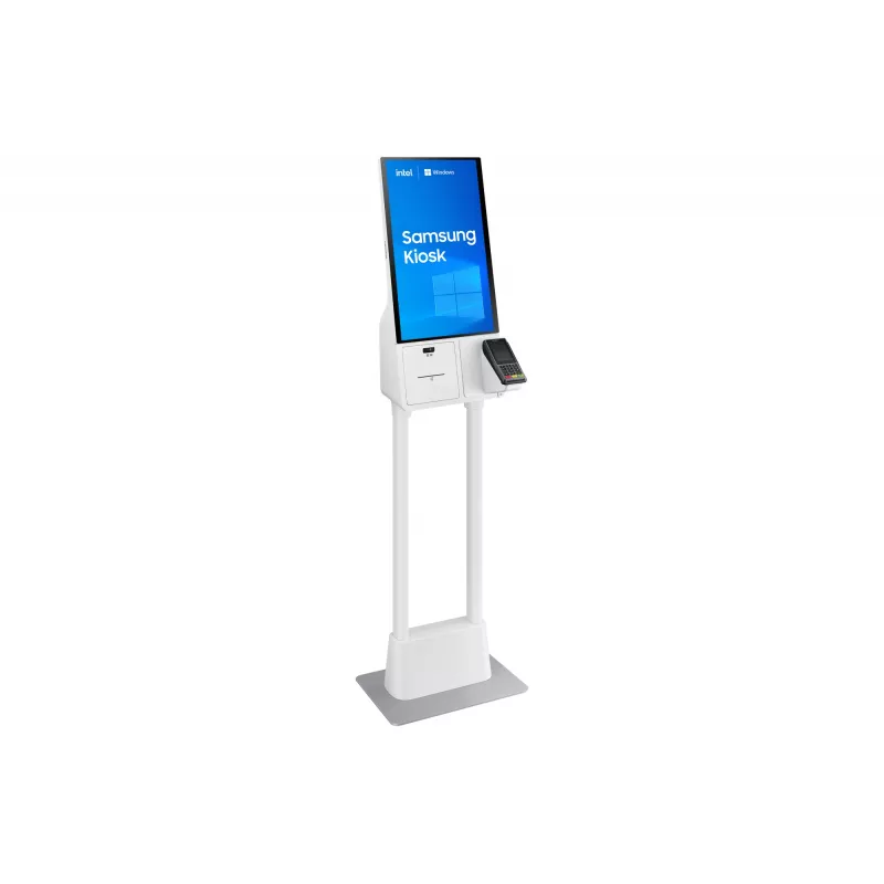 Samsung KM24C-3 Kiosko monitorius 61 cm (24 inch) LED 250 cd/m² Full HD baltas liečiamas ekranas su integruotu procesoriumi Windows 10 IoT Enterprise 16/7