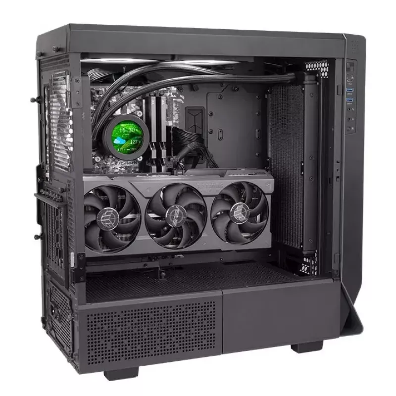Skysčio aušintuvas „Thermaltake Toughliquid Ultra 280“ su 2,1 colio LCD ekranu