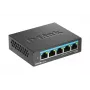 D-Link DMS-105 5 prievadų 2.5G daugiagigabitis darbalaukio jungiklis, nevaldomas L2, 5x2.5G prievadai