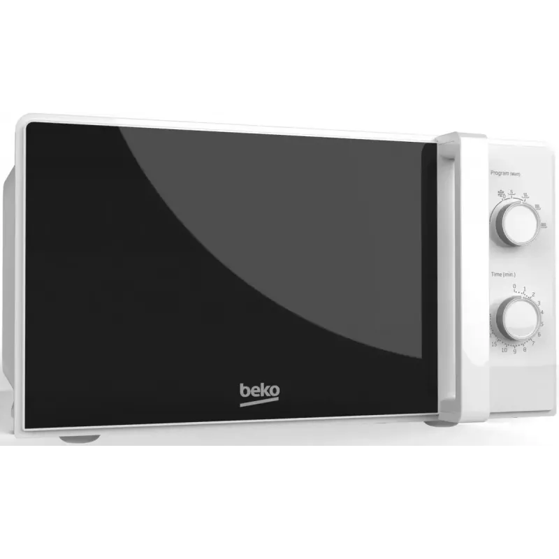 Mikrobangų krosnelė BEKO MOC20100WFB — 700 W, 20 L, 245 mm sukamoji lėkštė, balta