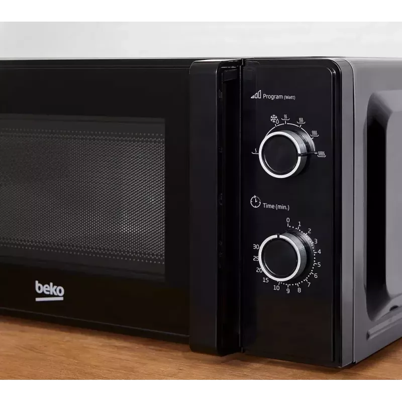 Mikrobangų krosnelė BEKO MOC20100WFB — 700 W, 20 L, 245 mm sukamoji lėkštė, balta