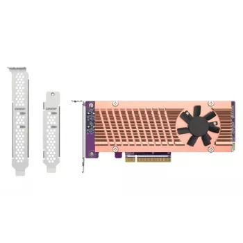 QNAP QM2-2P-384A – PCIe 3.0 plėtimosi kortelė su dviem M.2 NVMe lizdais, 32 Gbit/s