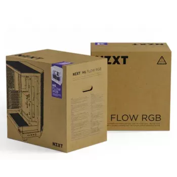 PC korpusas NZXT H6 Air Flow Midi Tower juodas