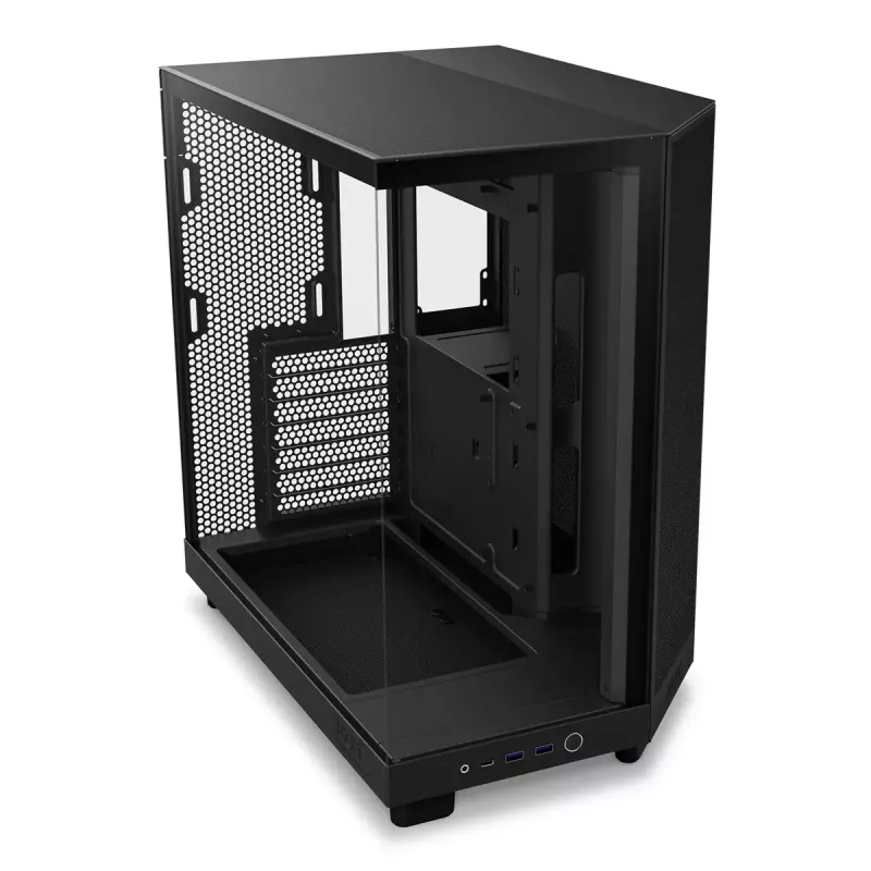 PC korpusas NZXT H6 Air Flow Midi Tower juodas