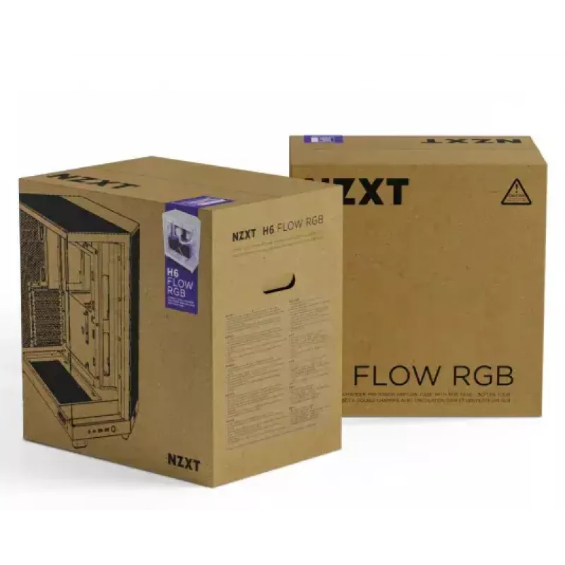 Kompiuterio korpusas NZXT H6 Air Flow Midi Tower Baltas