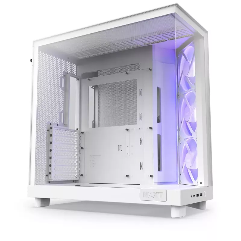Kompiuterio korpusas NZXT H6 Air Flow Midi Tower Baltas