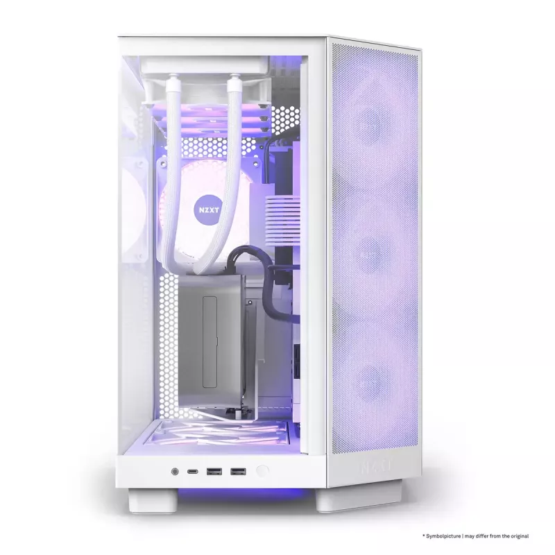 Kompiuterio korpusas NZXT H6 Air Flow Midi Tower Baltas