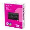 Nešiojamas SSD ADATA SD810 500 GB — USB Type-C, USB 3.2 Gen 2x2, 2000 MB/s, IP68, aliuminis, juodas