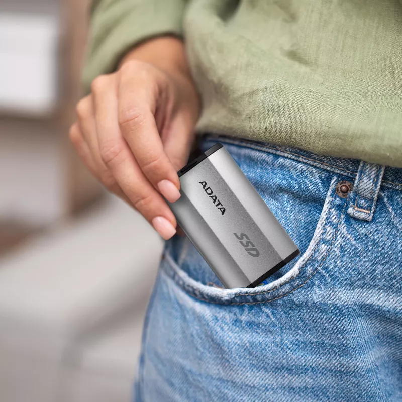 Nešiojamas SSD ADATA SD810 4TB, USB Type-C, USB 3.2 Gen 2x2, 2000 MB/s skaitymas/rašymas, IP68 aliumininis korpusas