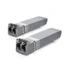 Tinklo siųstuvas-imtuvas UBIQUITI UACC-OM-MM-10G-D-2, 10 Gbit/s, kelių režimų 850 nm, LC, 2 vnt.