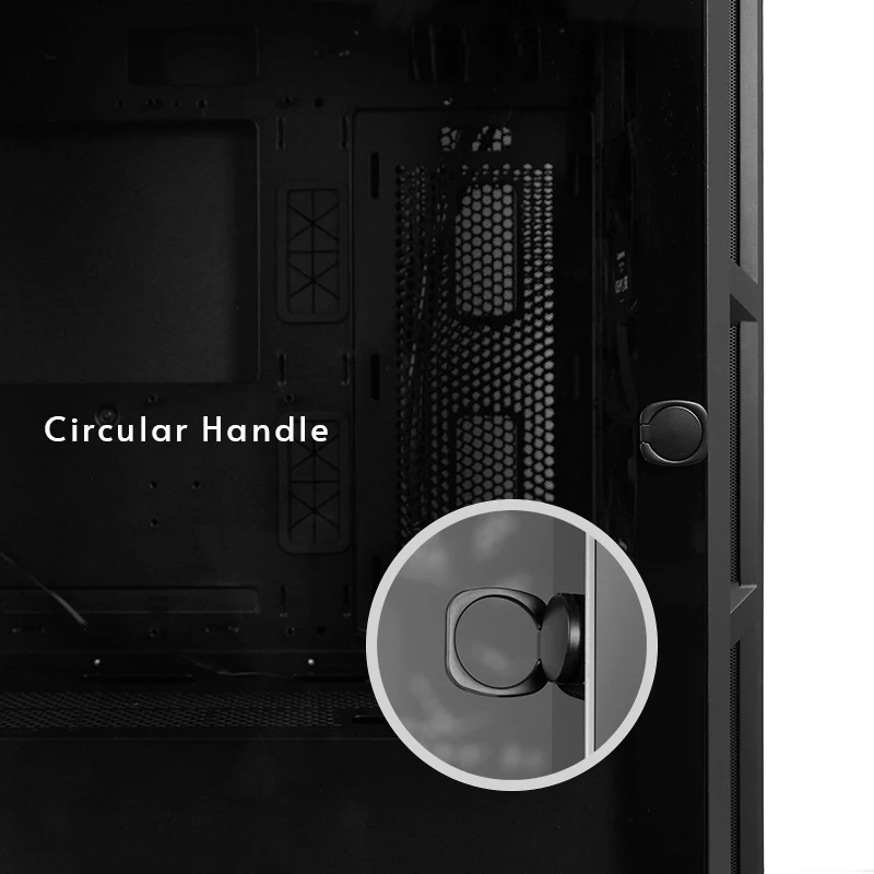 Chieftec APEX GA-01B-TG-OP ATX Midi Tower juodas