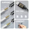 Axagon ADA-HC USB-C į 3.5 mm lizdą – aukštos raiškos DAC garso adapteris, 384 kHz/32 bit, stereo